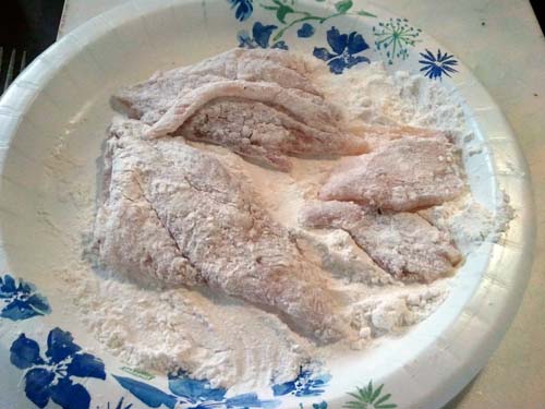 floured